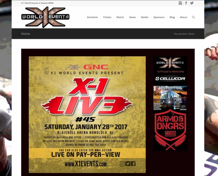 X1 World Events MMA